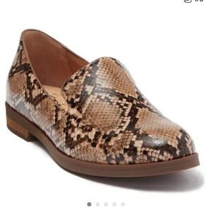 Kork-Ease Laine Snake-Print Slip-On Loafer - Size 7M - Like New